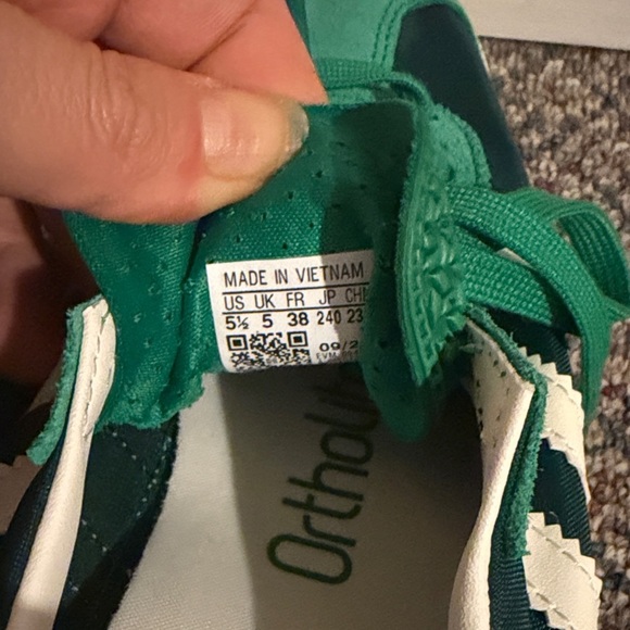 NEW Adidas SL 72 RS J - Kids Size 5.5 green w/White Stripes, New without box - Picture 10 of 10